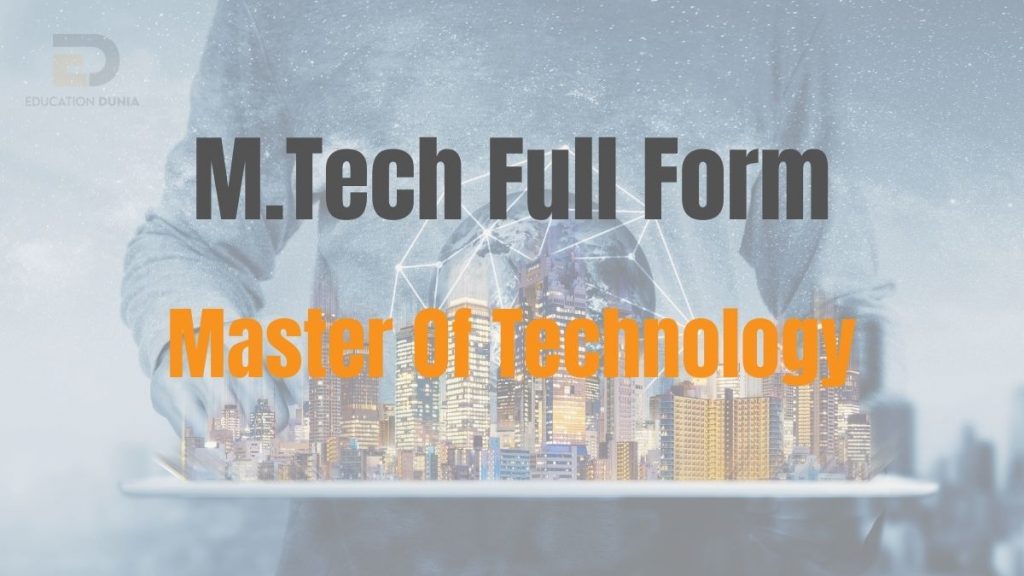 M Tech full form