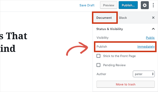 Republish old posts wordpress present date