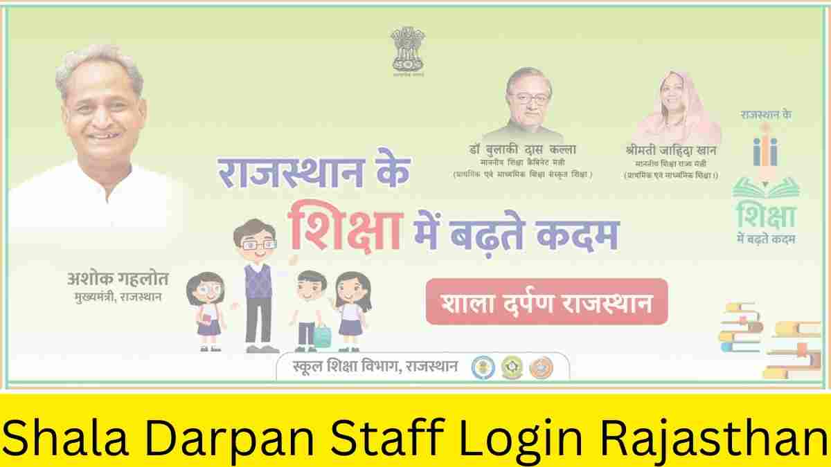 Shala Darpan Staff Login Rajasthan