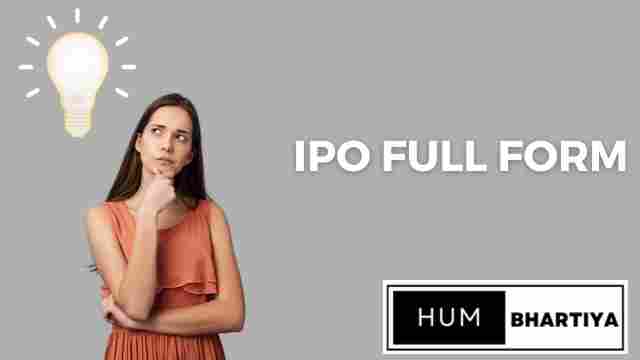 IPO Full Form