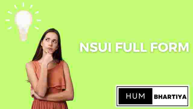 NSUI Full Form