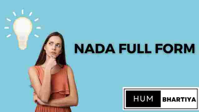 Nada Full Form in medical