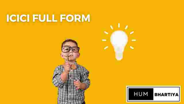 ICICI Full Form