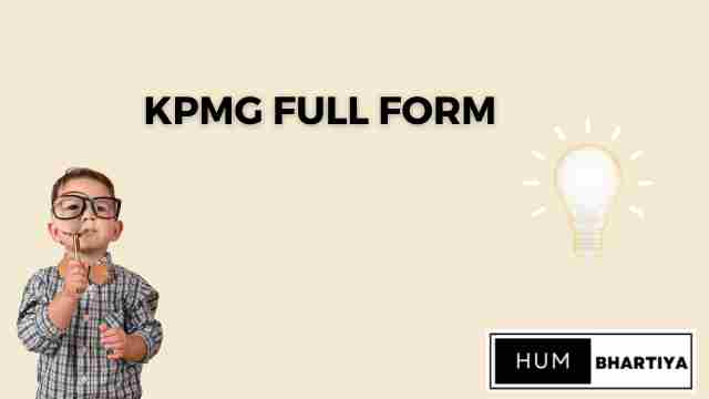 Kpmg Full Form
